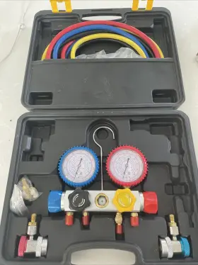 26016 Stark Usa 4- Way Manifold Valve Gauge Hose Set #2