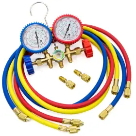 R404a Stark Usa 26017 Manifold Gauge Set R410a R22 Hvac A/c Refrigeration Charging Service Di R404a Stark Usa 26017 Manifold Gauge Set R410a R22 Hvac A/c Refrigeration Charging Service Di