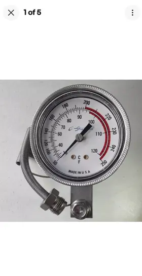 M-5700tg Strahman Tggf02 New Temperature Temp Gauge Water Mixing Unit M-5000tg
