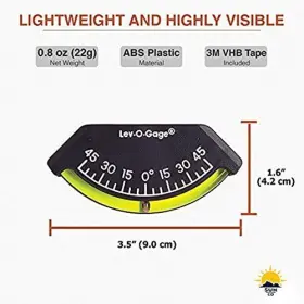 201-f Sun Company 792758201005 Lev-o-gage Inclinometer Usa-made Level Gauge For Off-road #2 201-f Sun Company 792758201005 Lev-o-gage Inclinometer Usa-made Level Gauge For Off-road #2