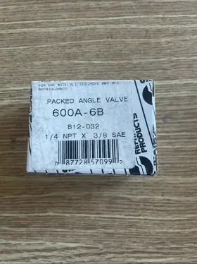 600a-6b Superior Packaged Angle Valve 1/4in Nptx 3/8inch Sae