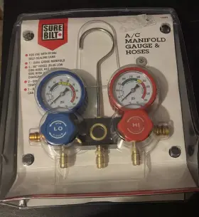 Lx1020 Surebilt A/c Manifold Guage And Hoses ...surebilt New In Factory Sealed Packaging