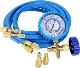 Surieen 445032897861 Surien R410a Recharge Kit Ac Charging Hose R134a R22 Manifold Gauge