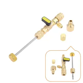 Surieen 720310100497 R410a R22 Valve Core Remover Installer Tool With Dual Size Sae 1/4 And Surieen 720310100497 R410a R22 Valve Core Remover Installer Tool With Dual Size Sae 1/4 And