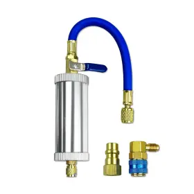 Tavaski 750466800996 R134a Compressor Oil Dye Injector Ac Hvac Toolc R12 R22 And