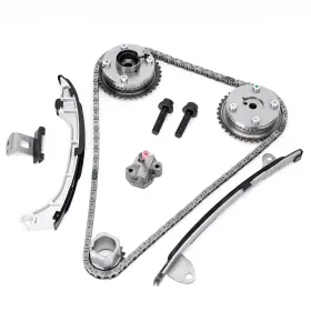 13070-0v010 Temsone Timing Chain Kit With Guide Tensioner Vvt Sprocket Compatible Toyota Cam