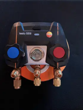 550i Testo 029547023545 Digital Manifold With Bluetooth And 2-way Valve Block