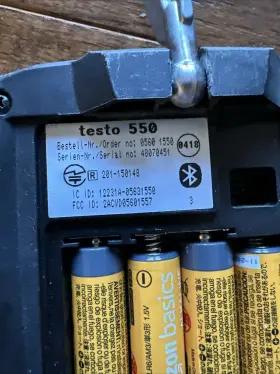 0560-1550 Testo 550 Bluetooth Digital Manifold #3