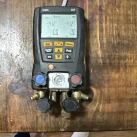 0560-5571 Testo 557 Digital Manifold Gauge 4 Valves Pressure Vacuum Temperature R22