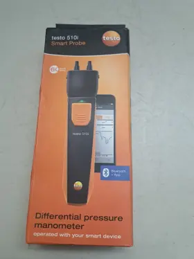 0560151001 Testo 510i Smart Probe Differential Pressure Manometer Hvac/r Bluetooth 0560151001 Testo 510i Smart Probe Differential Pressure Manometer Hvac/r Bluetooth