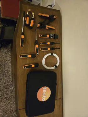 0563000210 Testo 11 Piece Blutooth Refrigeration Probe Kit