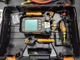 115i Testo 0564 5505 01 550s Smart Kit - Digital Manifold With 2 Way Valve Temp Probes X2 115i Testo 0564 5505 01 550s Smart Kit - Digital Manifold With 2 Way Valve Temp Probes X2
