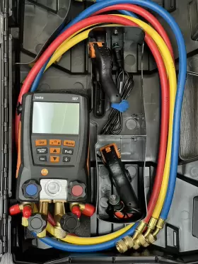 5571 Testo 0564 01 557 Smart Digital Manifold Wireless Clamp Used Once Excellent Condition #2