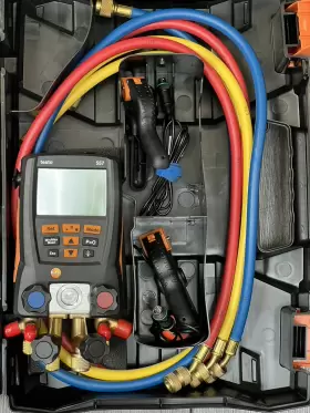 5571 Testo 0564 01 557 Smart Digital Manifold Wireless Clamp Used Once Excellent Condition #3
