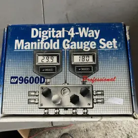 Tif9600 Tif 687744272858 4-way 9600 Manifold Gauge Set New No Hoses Tif9600 Tif 687744272858 4-way 9600 Manifold Gauge Set New No Hoses