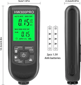 Tigerily 313051475414 Paint Thickness Gauge Digital Meter For Automotive Coating Teste #2 Tigerily 313051475414 Paint Thickness Gauge Digital Meter For Automotive Coating Teste #2