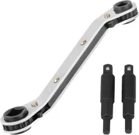 Timsec 711181290172 Hvac Service Wrench Refrigeration With 2 Pcs Hexagon Bit Adapter P