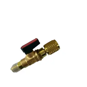 Tissting42pkwfyu38-11 Tissting Air Conditioning Refrigerant Ball Valve 1/4 Inch Sae Brass Hvac A/c Straight Shu Tissting42pkwfyu38-11 Tissting Air Conditioning Refrigerant Ball Valve 1/4 Inch Sae Brass Hvac A/c Straight Shu