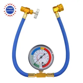 Tnaiyh-car2 Tnaiyh R134a Car Ac Refrigerant Charge Hose Kit Air Conditioning Accessories