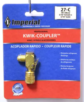 Tools 445051167143 Tool 27c Kwik-coupler Adapter 90 Degree Elbow Coupler 5/16 Inch #2 Tools 445051167143 Tool 27c Kwik-coupler Adapter 90 Degree Elbow Coupler 5/16 Inch #2