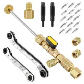 Toovem A Family Of Manufacturers 717038050258 Valve Core Remover Installer Tool With 15 Coreshvac Service Wren Toovem A Family Of Manufacturers 717038050258 Valve Core Remover Installer Tool With 15 Coreshvac Service Wren