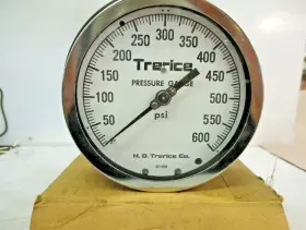 52-2194 Trerice 52-2184 New Pressure Gauge 0-600psi 52-2194 Trerice 52-2184 New Pressure Gauge 0-600psi