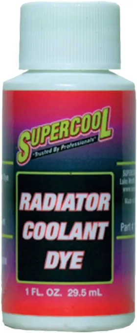 Tsi Supercool 672264016532 Synthetic U/v Leak Detection Dye 1 Oz Application
