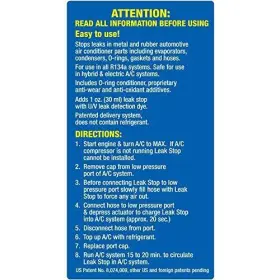 39241b Tsi Supercool 672264041091 Total Leak Stop And U/v Dye 1 Oz Hfc Free Bov Can With R134a Adapter #3