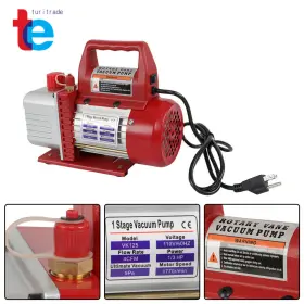 Tr69028 Turitrade Air Vacuum Pump Rotary Vane Hvac 4cfm 1/3hp And Ac Refrigerant Kit Manifold Gauge #2 Tr69028 Turitrade Air Vacuum Pump Rotary Vane Hvac 4cfm 1/3hp And Ac Refrigerant Kit Manifold Gauge #2