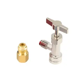 Tuxihapp Tuxihapp-thp-057 R134a Self-sealing Can Tap Refrigerant Opener With Tank Adapter For 1/4 Inch