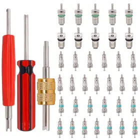 Twtade H-062 39pcs Air Conditioning Valve Core Kit - Car And Home Ac R12 R134a Refrigeration