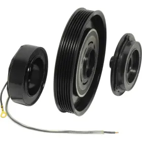 1661c Uac 711307048663 Cl A/c Compressor Clutch Black 8 Inch