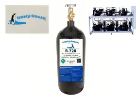 Cga580 Uniweld R-728 R728 Nitrogen Gas Steel Tank Contains 40 Cu. Ft. Tank/gas