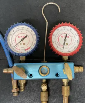 Uniweld R1-34aa Air Conditioning R-134 Diagnostic Gauge Refrigerant Service