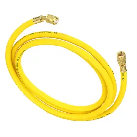 Uxcell 617662811938 1/4 Sae Refrigerant Charging Hose 8ft 500 Psi 2500 Manifold Gauge Yellow