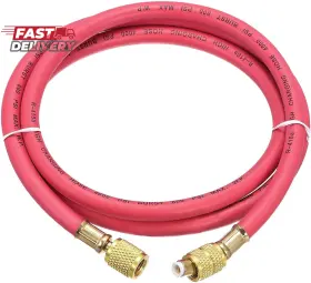 800ps Uxcell 744110086768 Refrigerant Charging Hose 1/4 Sae To 5/16 Thread 4.92ft Length