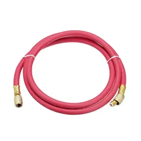 Uxcell 752374015936 Charging Hose Tube 1.5m Length 1/4 Sae Thread 500psi For Ac Refrigeration Red