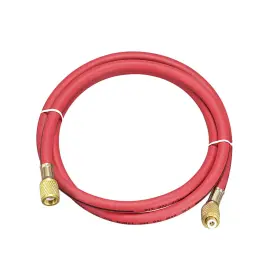 Uxcell 752374016063 Charging Hose Tube 1.5m Length 1/4 Sae Thread 600psi For Ac Refrigeration Red