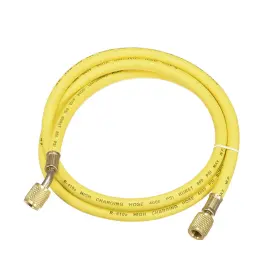 Uxcell 752374016155 Charging Hose Tube 1.5m Length 1/4 Sae Thread 800psi For Ac Refrigeration Yellow