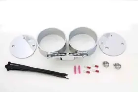 39-0213 V-twin 10249 - Dual Gauge Mount Bracket Chrome