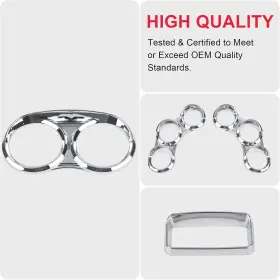 Va-41254-va Vastauto Peterbilt Center Gauge Cover Kit Compatible With 2006-2022 3 #3