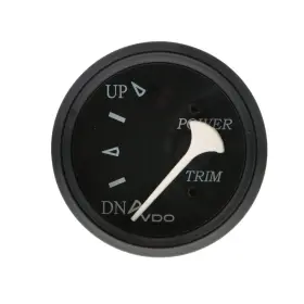 382-11804 Vdo 754059079493 Cockpit Gauge For Use With Evinrude/johnson Engines 12v - Black