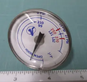 V2cfp Vector Door Open 1/2 Inch Npt Center Back Mount 2 Temperature Gauge 132 C 270 F Psi V2cfp Vector Door Open 1/2 Inch Npt Center Back Mount 2 Temperature Gauge 132 C 270 F Psi