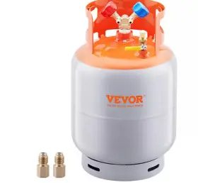 Vevor 1012723965 Refrigerant Recovery Tank 30 Lbs.capacity 400 Psi Portable Cylinder