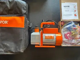 Vp145 Vevor Hvac Air Vacuum Pump 1/4 Hp 4.5 Cfm Ac Manifold Gauge Set Vp145 Vevor Hvac Air Vacuum Pump 1/4 Hp 4.5 Cfm Ac Manifold Gauge Set