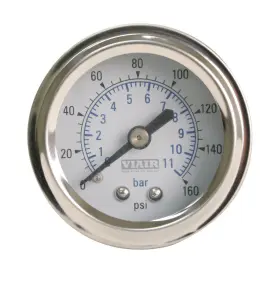 90087 Viair 818114009877 2.0 Inch White Face Illuminated Single Needle Gauge 90087 Viair 818114009877 2.0 Inch White Face Illuminated Single Needle Gauge