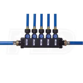 Viega 36083 Minibloc - Zoning Manifold 8 Ports 1/2 Inch Outlet Diameter Compression