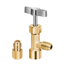 Vh1444 Vivohome R134a Can Tap Valve Puncture Style Refrigerant Dispenser With Tank Adapter F