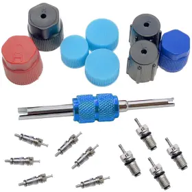 Votnmic 789481198023 Air Conditioning Valve Core Kitcap And System Seal Cap A/c