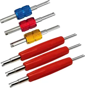 Votnmic Vcr01 6pcs Valve Stem Removal Tool Kit R134a R12 A/c Hvac Core Set